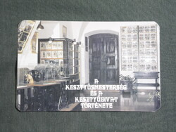 Kártyanaptár,Pécs,Hunor kesztyű bőrruházati vállalat,kesztyű múzeum,1988  (2)