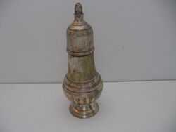 Ezüstözött antik sótartó, sószóró