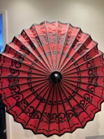 Antik japán  esernyő bambusz vázzal