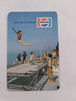 ERDEI TERMÉK VÁLLALAT kártyanaptár 1982 …. lesz egy jó napod PEPSI