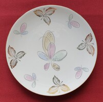 Schumann Arzberg Bavaria német porcelán tányér kistányér süteményes virág mintával