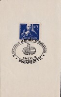 Alkalmi bélyegzés - II Országos M:SZ:M:T. Kongresszus 1947.XI.9. Budapest 72.