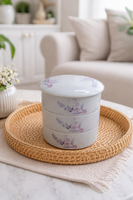 Emeletes Fine China porcelán bonbonier / ékszertartó