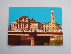 Képeslap (22) - Románia - Oradea (Nagyvárad) - Híd a Sebes-Körös felett 1970-es évek