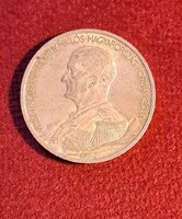 Magyarország Horthy Miklós .640 Ezüst 5 Pengő 1939 BP