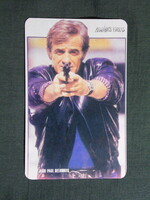 Kártyanaptár,MOKÉP,mozi,Jean-Paul Belmondo,Magányos farkas film, 1989  (2)