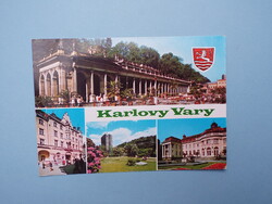 Képeslap (22) - Csehszlovákia (Csehország) - Karlovy Vary mozaik 1980-as évek