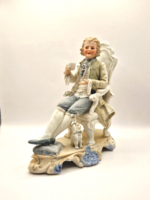 Német Grafenthal biszkvit porcelán figura 20.5cm