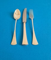 Ezüst gyerek evőeszköz készlet keresztelő készlet angol fazon