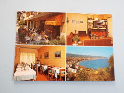 Képeslap (22) - Olaszország - Diano Marina - Hotel Columbia mozaik 1980-as évek