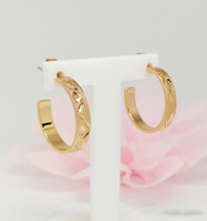 Xuping aranyozott antiallergén karika fülbevaló, 21 mm (3065)