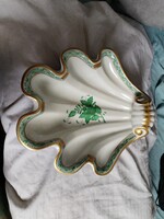 Eladó hibátlan 2. osztályos apponyi zöld kagyló kínáló.