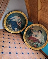 Monumentális Lotz olaj vászon párban eladó.