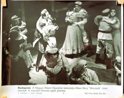 Cca. 1964 MAGYAR ÁLLAMI OPERAHÁZ ALBAN BERG : VOZZECK OPERA JELZETT KORABELI KELETI ÉVA MTI FOTÓ
