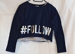 Lányka "#FOLLOW" felső