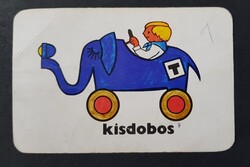KISDOBOS kártyanaptár 1975