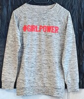 Szürke melírozott lány felső