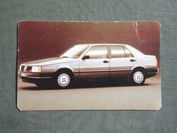 Kártyanaptár,Fiat Croma autó, 1990  (2)