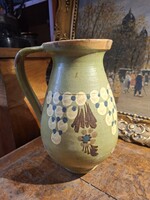 ANTIK NAGY MÁZAS CSERÉP SZILKE 25,5 CM