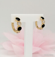 Xuping aranyozott antiallergén karika fülbevaló, 13 mm (4012)