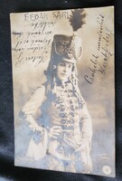 FEDÁK SÁRI DÍVA PRIMADONNA 1905 FOTÓLAP JÁNOS VITÉZ KUKORICA JANCSI Strelisky fotó