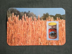 Kártyanaptár,Korpa tabletta,Pécs gabona malomipari vállalat, 1990  (2)
