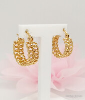 Xuping aranyozott antiallergén karika fülbevaló, 19 mm (4022)