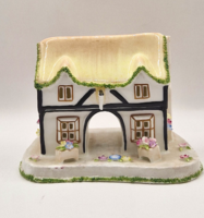 Vintage Coalport angol porcelán The Coaching Inn 10cm