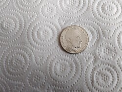 Második világháborús emlékérme Hitler 1945-ös ezüstözött, a képen látható gyönyörű állapotban eladó