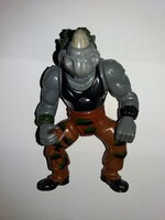 1988. Vintage MIRAGE TMNT Tini Ninja Teknősök akciófigura negatív karakter ROCKER Rocksteady 14 CM