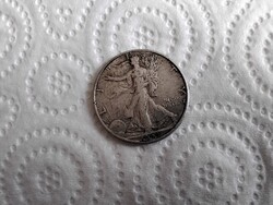 1/2 USA Dollár 1944--és ezüst, a képen látható nagyon szép, patinás állapotban eladó