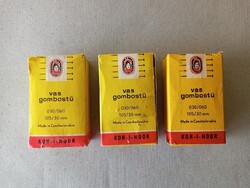 Retro Koh-I-Noor vas gombostű 3 doboz eladó! 80-as évek