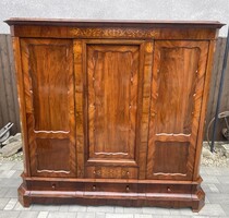 Biedermeier könyvszekrény, vitrin