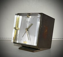 Swiss Art Deco Table or Travel Clock! Mechanical - with alarm!