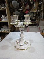 Herendi porcelán viktória mintás 4 ágú gyertyatartó