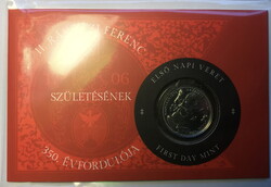2026 Rákóczi 50 forint elsőnapi veret, hibátlan állapotban, normál sorszám.