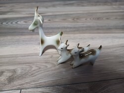 Zsolnay porcelán kecskék, kecskegidák