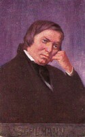Képeslap: Schumann, Német zeneszerző.