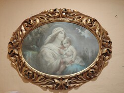 Szentkép florentin keretben.