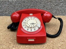 CB76MM piros asztali tárcsás telefon