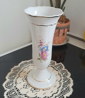 Hollóházi Hajnalka mintás porcelán váza 22 cm