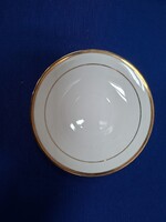 1 db arany szélű porcelán kistányér, csésze alj