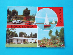 Képeslap (23) - Siófok-Szabadi Sóstó mozaik 1980-as évek