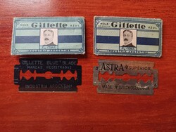 2 db borotvapenge Gillette/Astra csomagolással