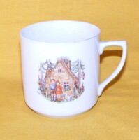 Jancsi és Juliska porcelán bögre csehszlovák