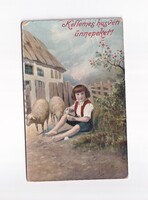 HÚ:176 Húsvéti képeslap "Gyerekek FOTÓ"