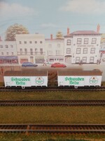 Vasútmodell H0 söröskocsi szett 2 vagon