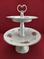 Hollóházi Hajnalka mintás emeletes tortatál