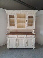 Tálaló vintage új fenyőbútor parasztbútor ónémet konyhabútor nappali