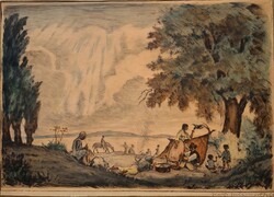 Iványi-Grünwald Béla (1867-1940): Nyár a Balaton partján